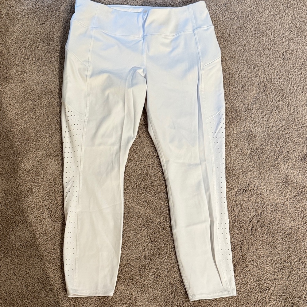 Athleta Soft White Leggings